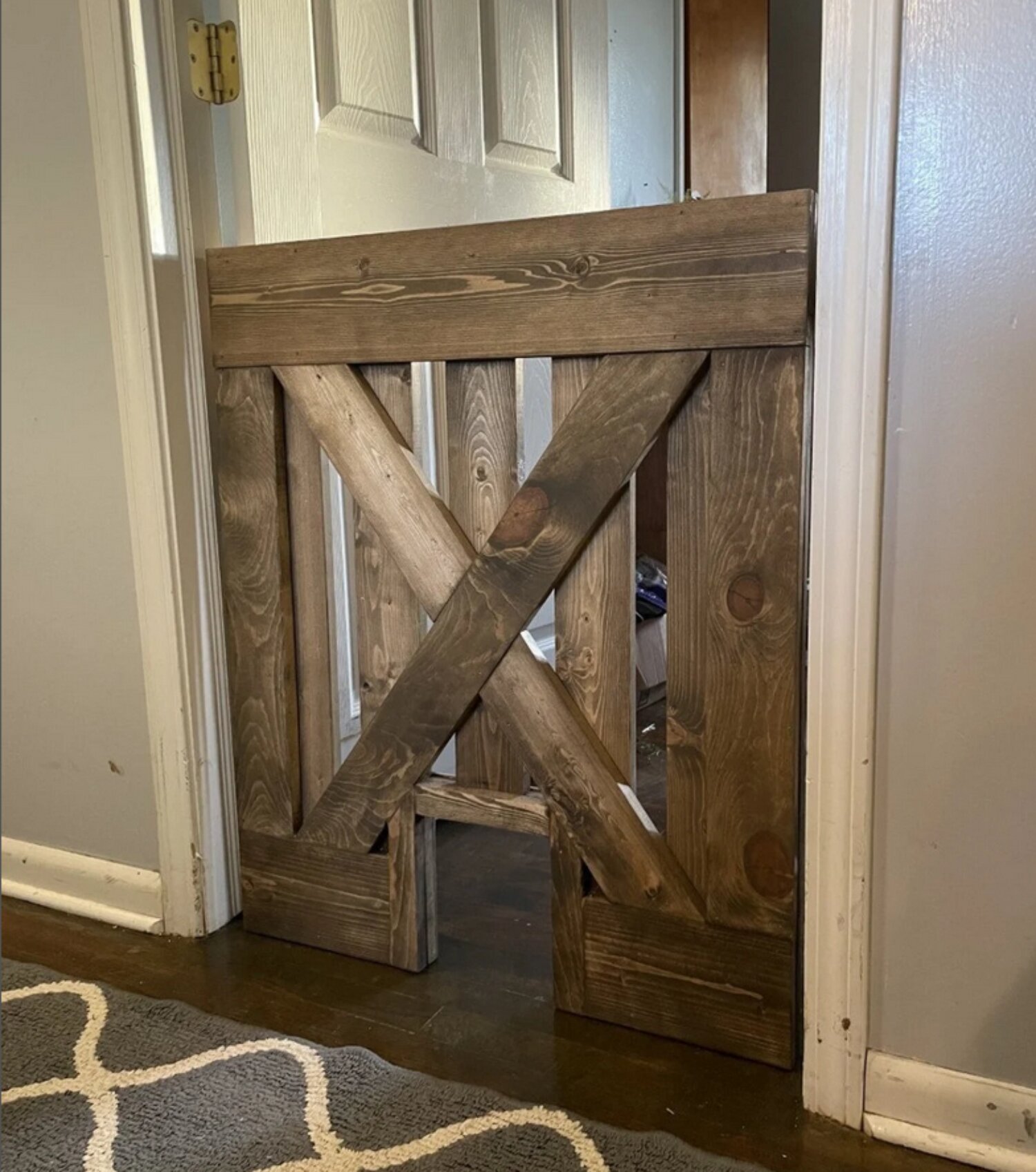 Dog gate for bedroom door fashion